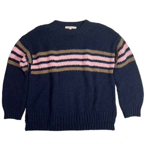 XIRENA Whistler Apres Ski Sweater Alpaca Blend Navy Size Small - Picture 3 of 9